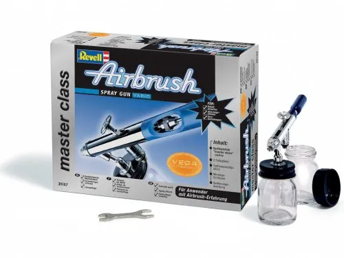 Revell Revell_39107 REV-39107 Brush, Schwarz - Luftfahrt-Modellbausätze, ideal für die präzise Malerei kleiner Teile und feiner Details mit einfacher Handhabung.