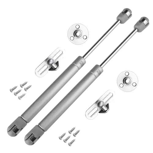 Stück Gasdruckdämpfer 200 N, Gasdruckfeder,Stoßdämpfer küchenschrankmit Schrauben, für Türen, Schränke, Bücherregale, maximale Belastung 20KG (270mm) 2