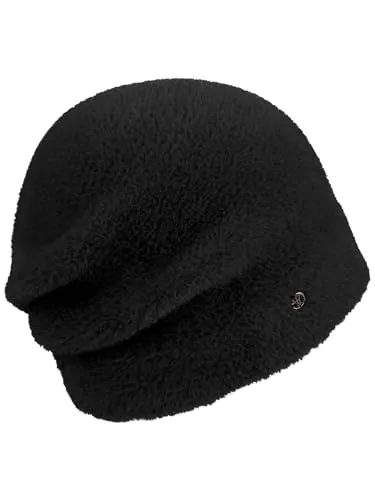 Loevenich Damenmütze mit Viskose-Anteil in Schwarz, Größe 1 - Elegante Damenmütze aus einem angenehmen Material-Mix mit Viskose-Anteil. Das weiche Kunstfell sorgt für einen stilvollen Akzent und hohen Tragekomfort. Ideal für stilvolle Outfits.