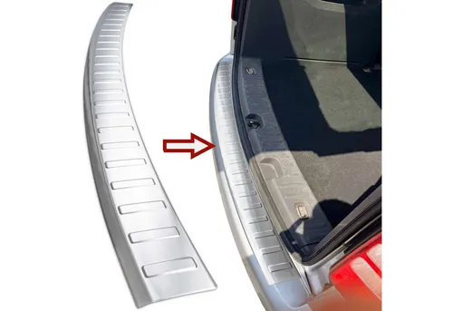 RECAMBO Ladekantenschutz für VW CADDY III 2K 2C - Abdeckblenden, schützt den Lack im Ladebereich vor Kratzern und Witterungseinflüssen, aus hochwertigem V2A Edelstahl mit perfekter 3D-Passform für eine edle Optik.