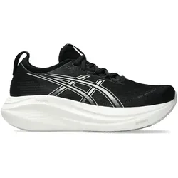Asics Damen Gel-Nimbus 27 schwarz 43.5 - Premium-Laufschuhe für Damen mit maximalem Komfort und Dämpfung, ideal für lange Distanzen und tägliches Training dank FF BLASTTM PLUS ECO-Schaumstoff und atmungsaktivem Jacquard-Mesh.