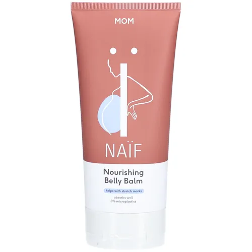 Naïf Nourishing Belly Balm - Schwangerschaftspflege mit intensiver Feuchtigkeit, hilft Dehnungsstreifen vorzubeugen und schützt empfindliche Haut dank natürlicher Inhaltsstoffe.