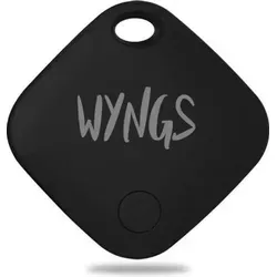 WYNGS Air Tag Schlüsselfinder – Bluetooth Tracker für iPhone, Schlüssel, Taschen & Haustiere – Kompatibel mit Apple 'Wo ist?' App & iOS – ... - Schwarz