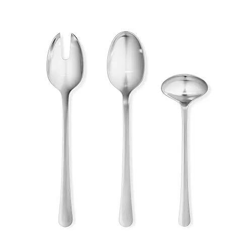 Georg Jensen Vorlegebesteck Copenhagen - Elegantes Vorlegebesteck mit schlanker Linienführung, entworfen von Grethe Meyer. Ideal für stilvolle Tische und besondere Anlässe.