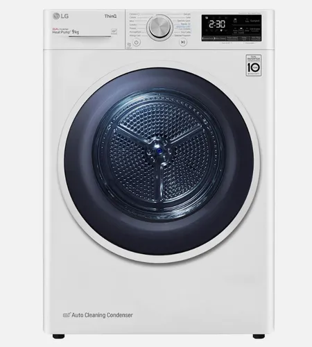 LG RH90V9AVHN Wärmepumpentrockner 9Kg Inverter Wi-Fi 14 Programme Kl.C