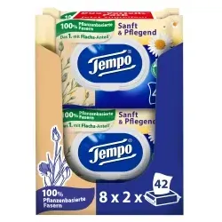 Essity Tempo sanft & pflegend feuchte Toilettentücher Großpackung