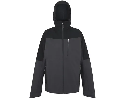 Regatta 3-in-1-Jacke Wentwood grau 2XL - Vielseitige 3-in-1-Funktionsjacke für Outdoor-Aktivitäten. Atmungsaktiv, wasserdicht und mit verstellbarer Kapuze ausgestattet. Ideal für Wandern und Radfahren.