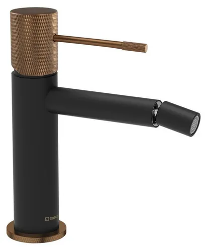 Sapho Bidetarmatur SOLARIS Schwarz/Kupfer matt
