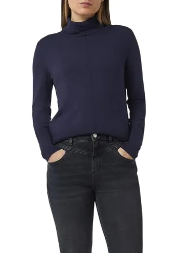Comma Pullover mit Turtleneck und Ziernaht