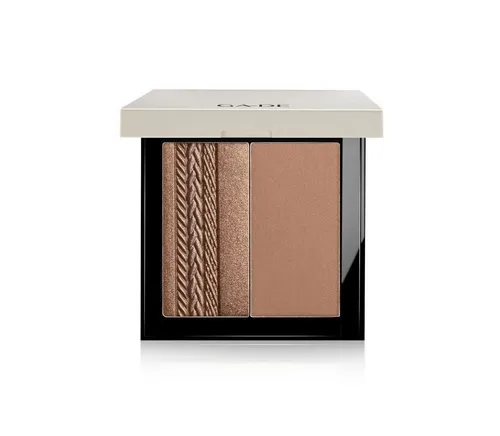 GA-DE Velveteen Contour Blush - Luxuriöse Duo-Palette für Contouring & Highlighting – Mit zwei perfekt abgestimmten Farbtönen für definierte Gesichtszüge und einen natürlichen Glow. Ideal für ein frisches, lebendiges Finish und bequem für unterwegs.