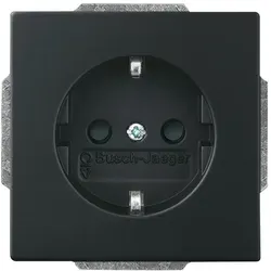 Busch-Jaeger 20 EUCBLI-885 SCHUKO Steckdosen-Einsatz in schwarz von Busch-Jaeger