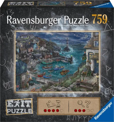 Ravensburger Das Fischerdorf 17365 - 759 Teilen, 700x500x70 mm für Kinder ab 12 Jahre