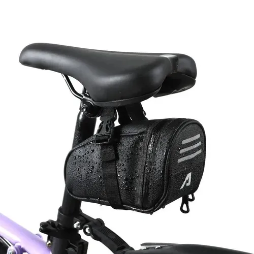 Alpensattel Satteltasche Light Easy – Leichte Gepäck-Satteltasche für Fahrrad & E-Bike – Wasserdicht, Schnellbefestigung, kompakt & reflektierend
