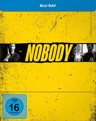 Nobody Limited Steelbook Blu-ray - Limitierte Steelbook-Edition des Actionfilms mit Bob Odenkirk, inklusive unveröffentlichter Szenen und spannender Extras – ein Muss für Sammler!