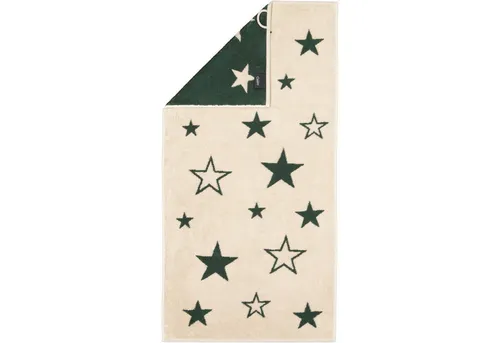 Cawö Handtücher Christmas Edition Sterne 792, 100% Baumwolle (1-St)