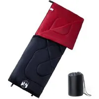 vidaXL Schlafsack für Erwachsene – 3 Jahreszeiten Komfort - Schlafsäcke für Camping und Outdoor, langlebig, wasserfest und ideal für Frühling, Sommer und Herbst. Genieß warmen Schlaf dank Kordelzug-Kapuze und doppelseitigem Reißverschluss.