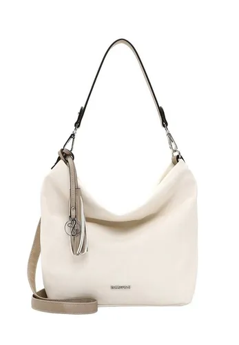 EMILY & NOAH Beuteltasche E&N Elke - Umhängetasche aus hochwertiger Feinsynthetik, mit lässigem Reißverschluss und edler Web-Optik. Ideal für den Alltag, bietet sie viel Platz und individuellen Stil.