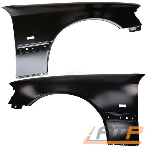 2x KOTFLÜGEL VORNE LINKS RECHTS MIT BLINKERLOCH FÜR MERCEDES C-KLASSE W202 S202