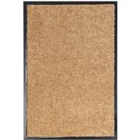 vidaXL Waschbare Fußmatte 40x60cm - Fußmatte für Innen und Außen, rutschfest mit feuchtigkeitsabsorbierenden Eigenschaften, maschinenwaschbar und ideal zum Schmutzfang.