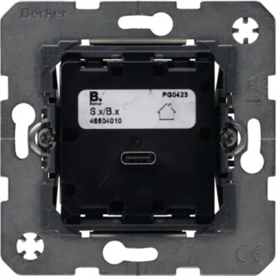 Berker 48604010 USB PD Power Modul, 65W in schwarz von Berker