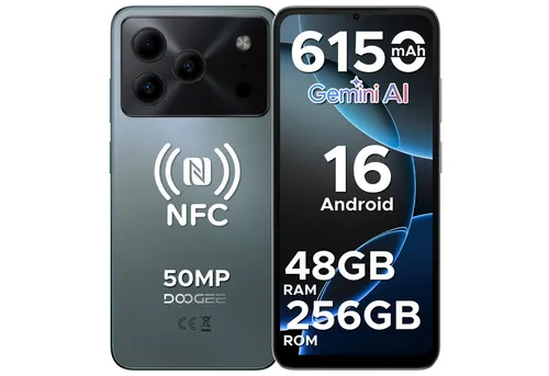 DOOGEE NOTE56PLUS Android 16, 48GB RAM (6 + 42GB erweitert)+256GB 6.56