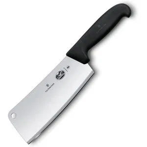 VICTORINOX Küchenmesser FIBROX Küchenhaubeil 5.4003.18 - Küchenmesser aus hochwertigem Edelstahl mit 18 cm Klingenlänge, ergonomischem Kunststoffgriff für sicheren Halt und präzises Schneiden, ideal für die professionelle Küche.