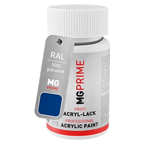 MG PRIME RAL 5002 Ultramarinblau/Ultramarine blue glänzend Lackstift 50 ml schnelltrocknend