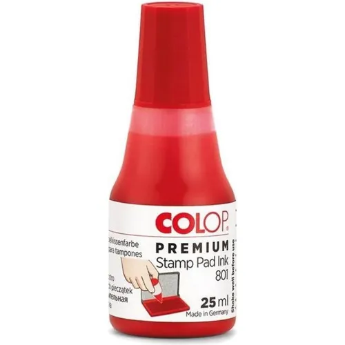 Colop Stempelfarbe 801, 25 ml, Rot (109750)