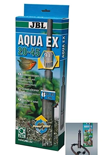 JBL Aqua Ex 20-45 cm Mulmglocke - Wasserwechselzubehör für Aquarien, effektiv zum Entfernen von Mulm und Schmutz, sorgt für sauberes Wasser und gesundes Aquarienleben.
