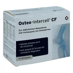 Osteo-intercell CF Citratformel Kapseln 120 St - rezeptfrei, unterstützt die Knochengesundheit mit innovativer Citratformel