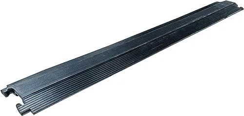 as - Schwabe Kabelbrücke 1 Kanal - 10t Belastbarkeit, flexibler Kabelschutz aus Vollgummi - Kabelkanäle für sicheren Überfahrschutz: Unsere Kabelbrücke aus robustem Vollgummi schützt Kabel und Leitungen bis 10t Achslast und ist ideal für Baustellen.