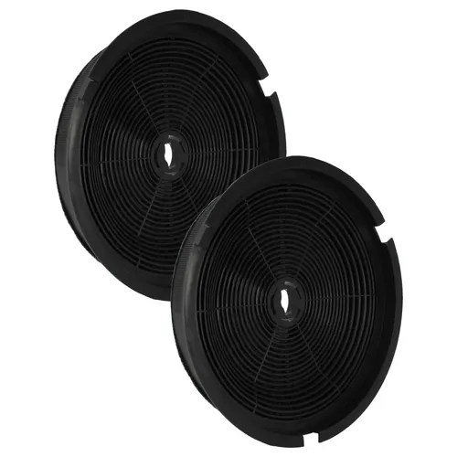 vhbw 2x Aktivkohlefilter Ersatz für WPro CHF180, D180, 484000008647 für Dunstabzugshaube - 19 cm
