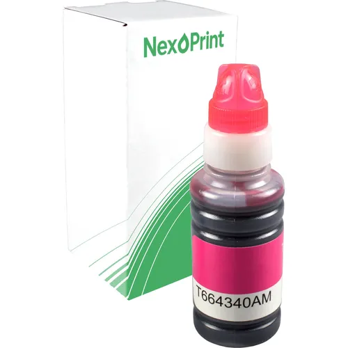 Kompatible Nachfülltinte ersetzt Epson C13T664340 T6643 magenta