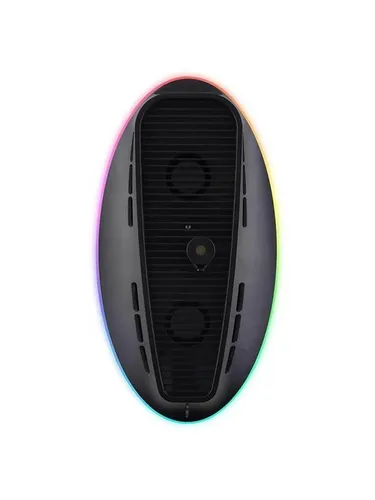 Subsonic PS5-Ständer mit RGB-LED und Lüfter - Zubehör für PlayStation 5 mit 2-Stufen-Lüfter zur optimalen Kühlung und einem USB-Hub für zusätzlichen Anschluss, ideal für PS5 und PS5 Slim.