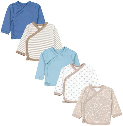 TupTam Wickelshirt TupTam Baby Jungen Langarm Wickelshirt Baumwolle 5er Set