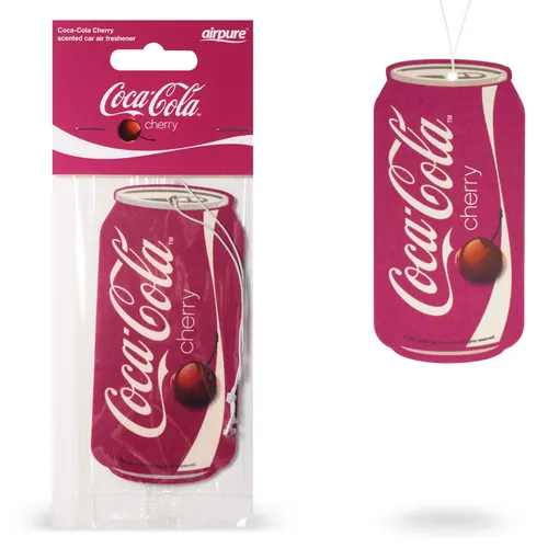 Original COCA COLA airfreshener/Déo/Auto Lufterfrischer DUFT-baum Dose