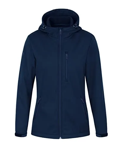 JAKO Softshelljacke Premium 44 Marine - Funktionsjacken, wind- und wasserabweisend mit weichem Fleece-Innenfutter für optimalen Tragekomfort bei Outdoor-Aktivitäten.