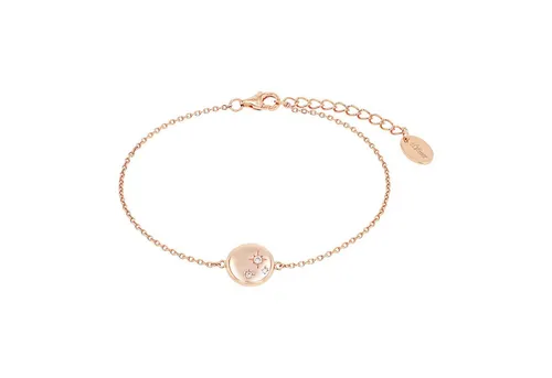 s.Oliver Jewel Damen Armband Armkette Silber rotgold Zirkonia 2038826 - Elegantes Armband aus Silber in rotgold, verziert mit funkelnden Zirkonia. Ideal für jeden Anlass und ein perfektes Accessoire für Ihren Stil. Länge: 20 cm, mit praktischem Karabinerverschluss.