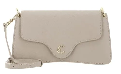 Coccinelle C-Me Umhängetasche Leder 22 cm weiß