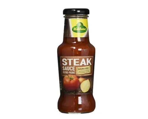 Kühne Saucen, Kühne Steak Sauce pfeffrig pikant und natürlich lecker 250ml