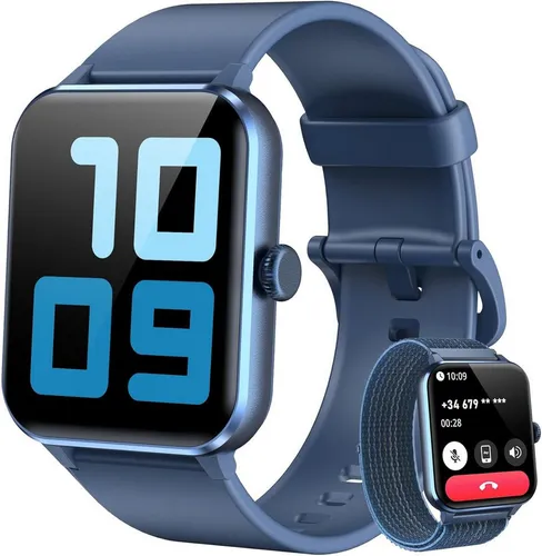 blackview R50-Bleu Smartwatch (4,6 cm, android ios), Smartwatch mit 1.85