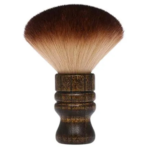 Nackenpinsel Friseur Bürste Nackenbürste Halsbürste Friseur Haarpinsel Soft Barbierbürst Haarschneide Pinsel Halsbürste Zubehör für Salon Hals Staubwedel Bürste