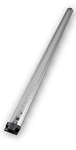 LED Licht Leisten Set 4 x 50 cm (á 5,5 W) | Unterbaulampe dimmbar 12 V | Küchen-Unterbauleuchte flach mit integrierter Point Touch Dimming Funktion | inklusive Netzadapter & Kabelverbinder |