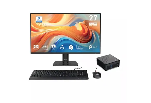 ANKERMANN-PC Office Cubi V3 Bundle PC-Set (Intel Intel Core i7, Core Onboard Graphics, 16 GB RAM, 1000 GB SSD, Luftkühlung)