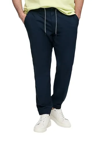 s.Oliver Baumwoll-Hose mit elastischem Bund und Print-Detail