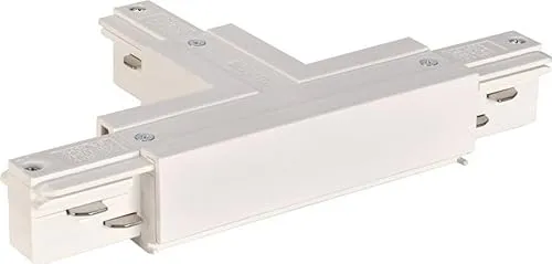EUTRAC T-Verbinder für 3-Phasen HV-Schiene, Erde links T-Verbinder 1, weiß