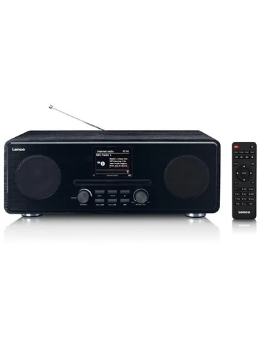 Lenco IR DAB+ FM radio with CD BT and RC - DAB+/FM - schwarz
