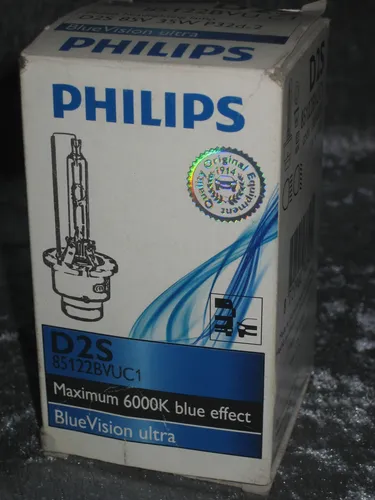 Philips Blue Vision ultra D2S 85V 35W Xenonbrenner P32d-2 max 6000 K OVP