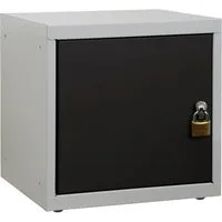 PROREGAL® Spind Schließfachwürfel Blocky - Vielseitiger Spind aus 1 mm Qualitätsblech, abschließbar mit Drehriegelschloss für Vorhängeschlösser. Ideal für Lager, Werkstätten und mehr – höchste Qualität mit 5 Jahren Garantie.