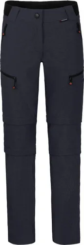 Bergson Outdoorhose PORI Doppel Zipp-Off Damen Wanderhose, Nacht blau, Größe 52 - Robuste und elastische Zipp-Off-Hose für Damen, ideal für Outdoor-Aktivitäten. Flexibel und praktisch für wechselnde Wetterbedingungen.